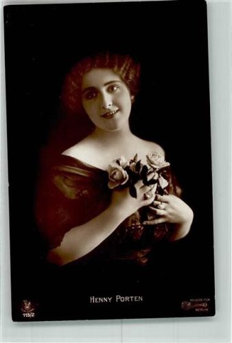 Porten, Henny NPG-Verlag 115/2 Blumen Rosen