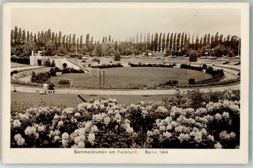 Westend 1944 Sommerblumen Funkturm