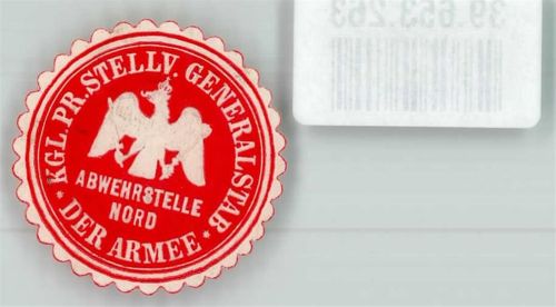 Klg. Pr. Stellv. Generalstab der Armee Abwehrstelle Nord