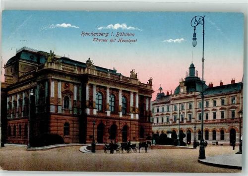 Liberec Postamt Theater