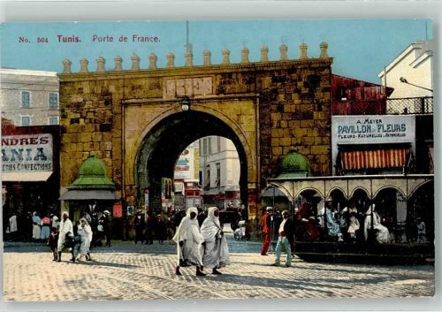 Tunis Handlung Tracht Porte de France