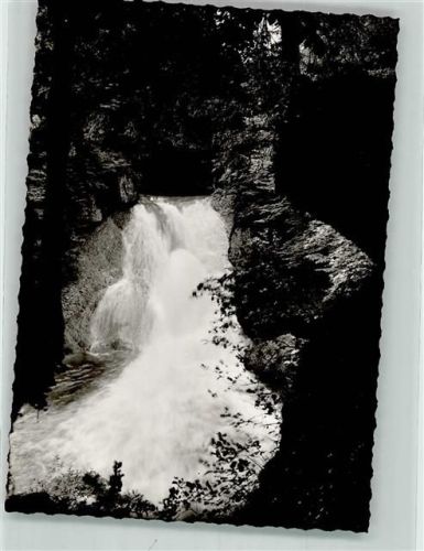 Riedholz Wasserfall Ort handschriftlich Foto Original aus Archiv eines Ansichtskartenverlags
