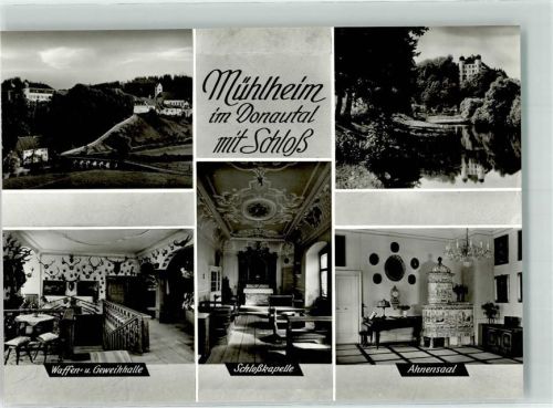 Mühlheim Schloss Enzberg Waffen- und Geweihhalle Schlosskapelle Ahnensaal