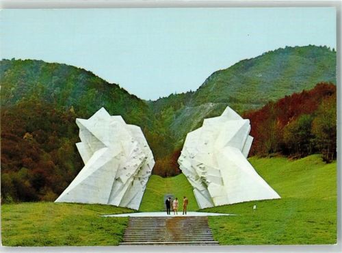 Foca Denkmal Schlacht an der Sutjeska Tjentište