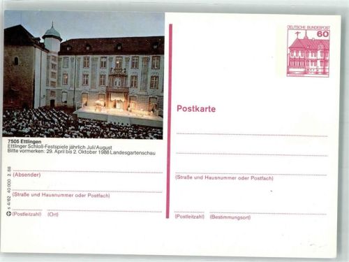 Ettlingen 1988 Schloss