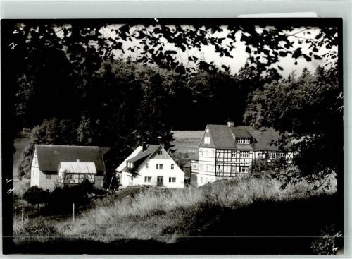 Kühhude Foto Original aus Archiv eines Ansichtskartenverlags Landschulheim Ort handschriftlich