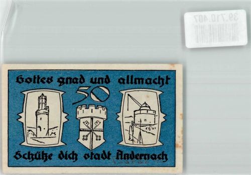 Andernach 1920 50 Pfennig