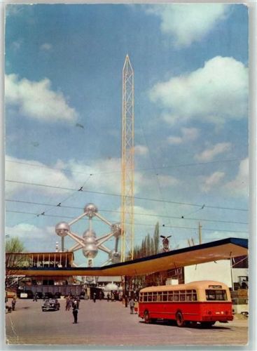 Brüssel Omnibus Denkmal Atomium Ausstellung