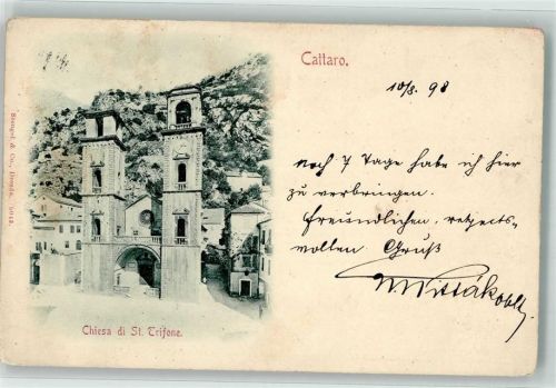 Risano 1898 Kirche St. Trifone