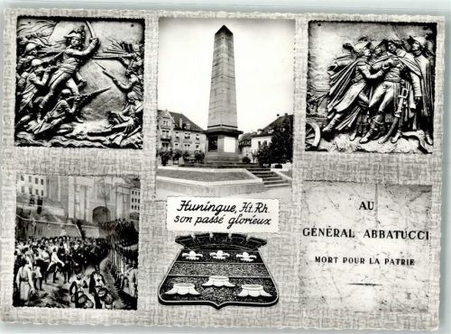 Huningue Denkmal Generaö Abbatucci