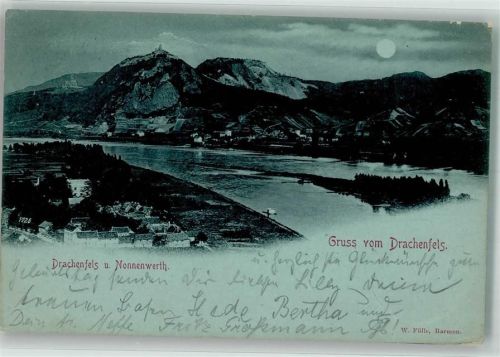 Nonnenwerth 1898 Schloss Drachenfels