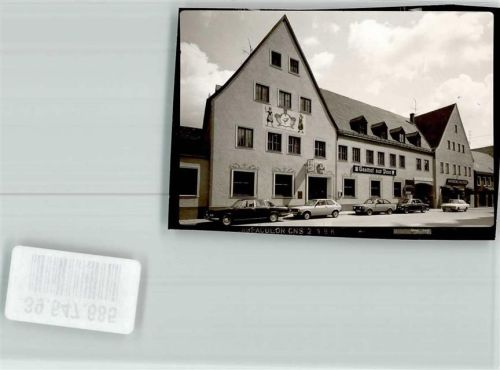 Wolnzach Gasthaus zur Post Foto Orginal aus Archiv eines Ansichtskartenverlags Ort handschriftlich