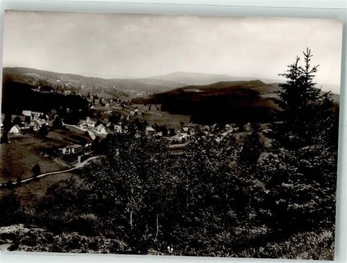 Altglashütten mit Kirche St. Wendelin und Hotel Pension Haus Brunk