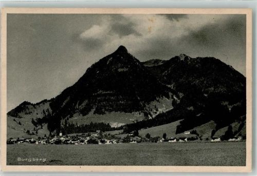 Burgberg 752 m mit Grünten 1741 m