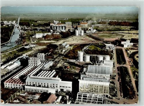 Damparis 1976 Fabrik Fliegeraufnahme