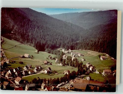 Obertal Foto Original aus Archiv eines Ansichtskartenverlags Vogelschau Ort handschriftlich