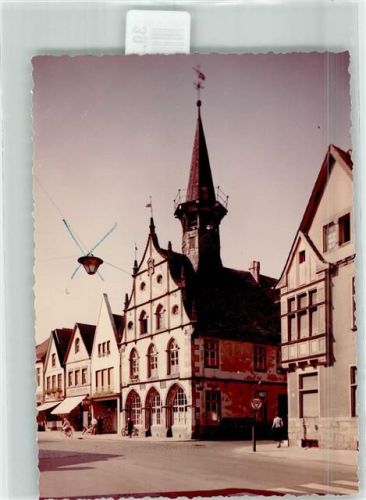 Burgsteinfurt Rathaus Ort handschriftlich Foto Original aus Archiv eines Ansichtskartenverlags