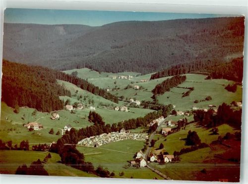 Obertal Foto Original aus Archiv eines Ansichtskartenverlags Vogelschau Ort handschriftlich
