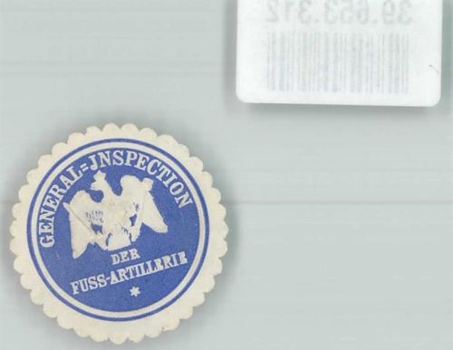 General-Inspection der Fuss-Artillerie