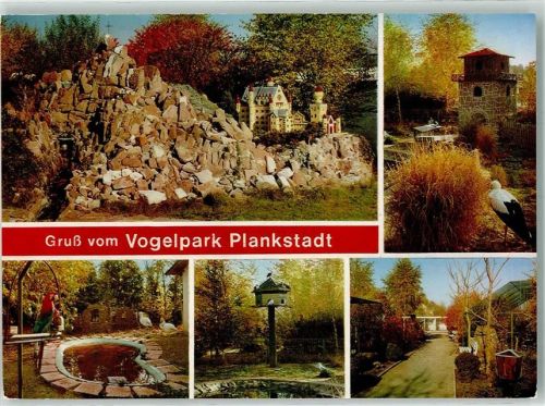 Plankstadt Vogelpark Miniatur von Schloss Neuschwanstein Störche Papageien