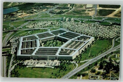 Washington D.C. 1964 Fliegeraufnahme Pentagon Luftpost