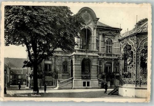 Vilvoorde 1953 Rathaus Foto AK