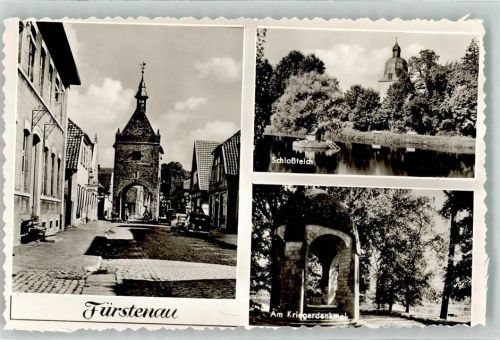 Fürstenau Schlossteich Am Kriegerdenkmal Oldtimer