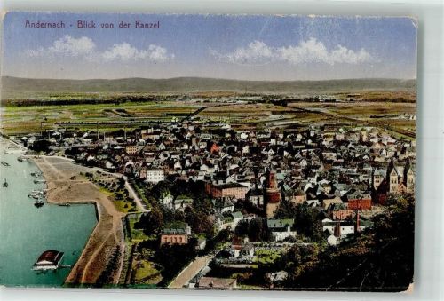 Andernach Blick von der Kanzel