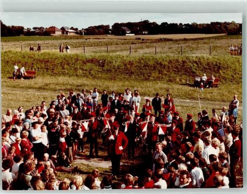 Dangast Foto Original aus Archiv eines Ansichtskartenverlags Musikgruppe Querflöte Trompete Trommel Ort handschriftlich