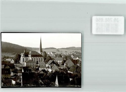 Wenden mit Kirche St. Severin Foto Original aus Archiv eines Ansichtskartenverlags Ort handschriftlich