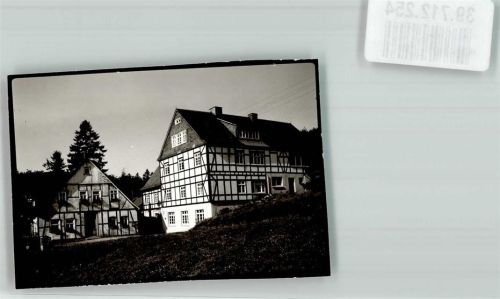 Bad Berleburg Foto Original aus Archiv eines Ansichtskartenverlag Schullandheim Kühhude Ort handschriftlich