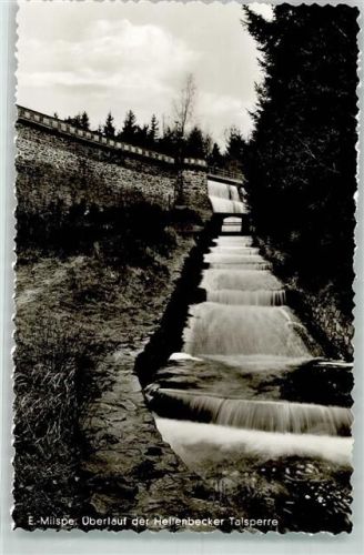 Milspe Überlauf der Heilenbecker Talsperre