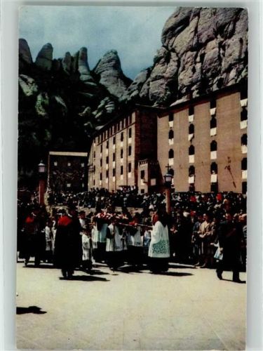 Montserrat 1956 Prozession Kirche