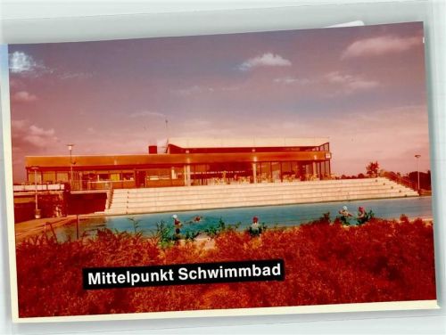 Dörnigheim Schwimmbad Ort handschriftlich Foto Original aus Archiv eines Ansichtskartenverlags