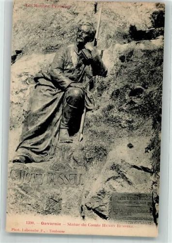 Gavarnie Denkmal Comte Henry Russel