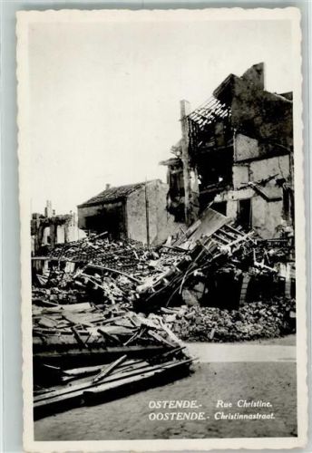 Ostende Rue Christine Ruinen