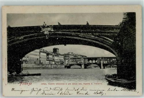 Firenze Ponte Vecchio Arco del Ponte S.Trinita