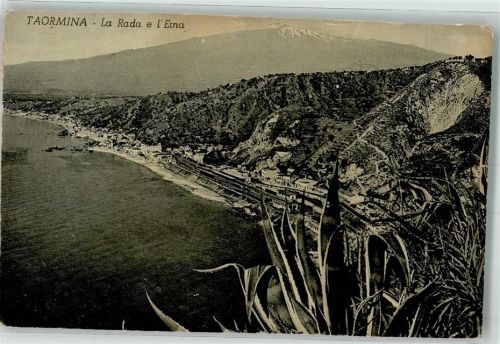 Taormina 1931 Straße Ätna