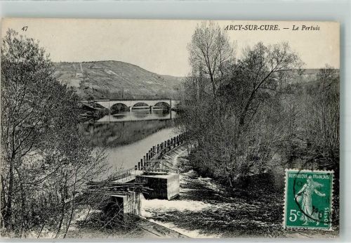 Arcy-sur-Cure Briefmarke Bildseite