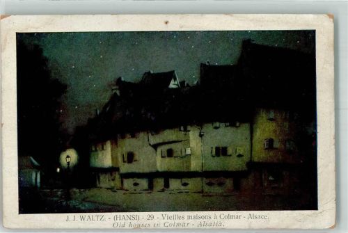 Colmar Alte Häuser bei Nacht P.J. G. 177