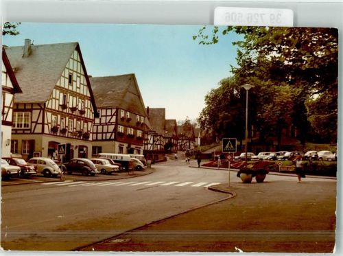 57271 W5912 Hilchenbach , Siegerland FOTO KEINE AK Foto Original aus Archiv eines Ansichtskartenverlags VW Käfer VW T1 Oldtimer Ort handschriftlich