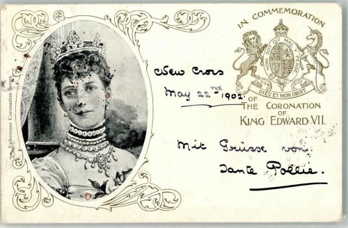 1902 The Coronation of King Edward VI Wappen