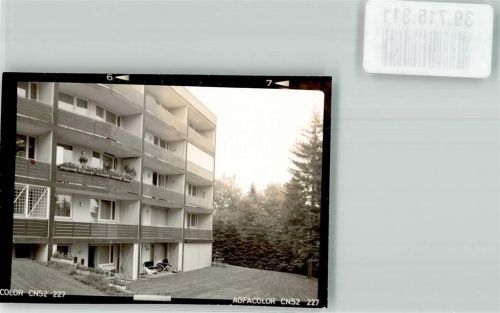 Winterberg Haus Balkon Garten Ort handschriftlich Foto Original aus Archiv eines Ansichtskartenverlags