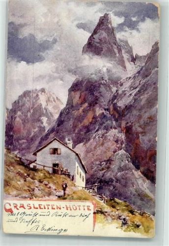 Grasleitenhütte 1902 Hüttenstempel