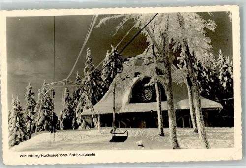 Winterberg Winter Bobhaus Skilift