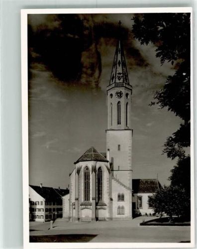 Markdorf Kirche Ort handschriftlich Foto Original aus Archiv eines Ansichtskartenverlags