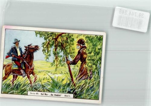 Heising Sammelbilder Serie 49 Das Kleeblatt Bild 1 Indianer Werbung : Camembert Hirschle & Immler