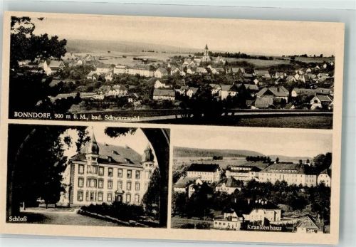Bonndorf Schloss Krankenhaus freigeg. d.RLM Metz E 7060/40