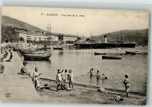 Ajaccio Schwimmbad Strand Hafen