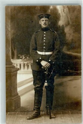 46483 W4230 Wesel a Rhein 1914 - Soldat Uniform WK I Ort lt. Stempel